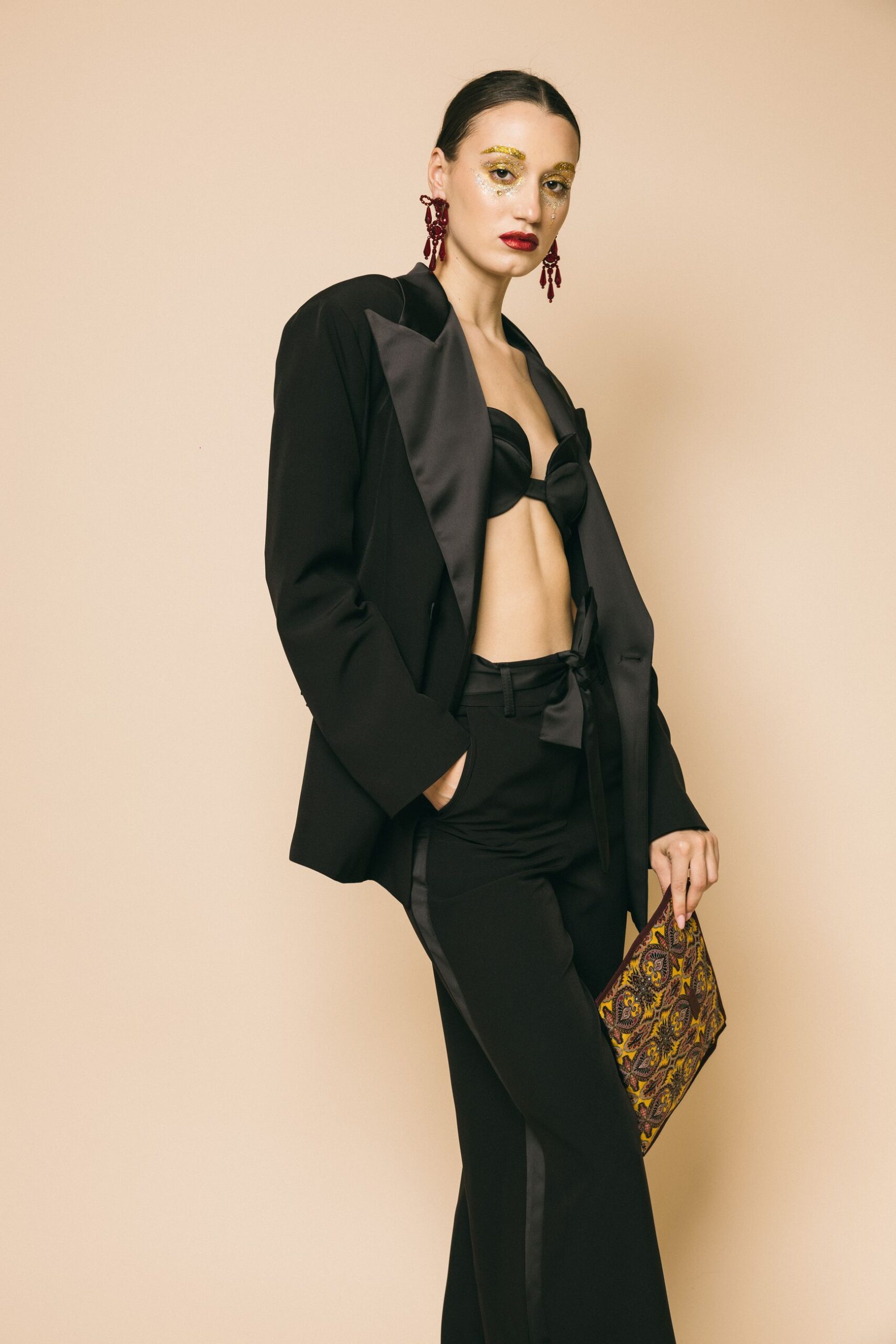 Ki24120 nero  giacche  kostumn°1  nero, m