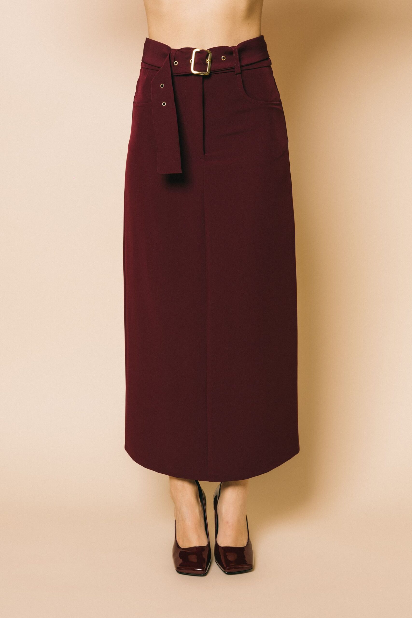 Ki2451 bordeaux  gonne  kostumn°1  bordeaux, xs