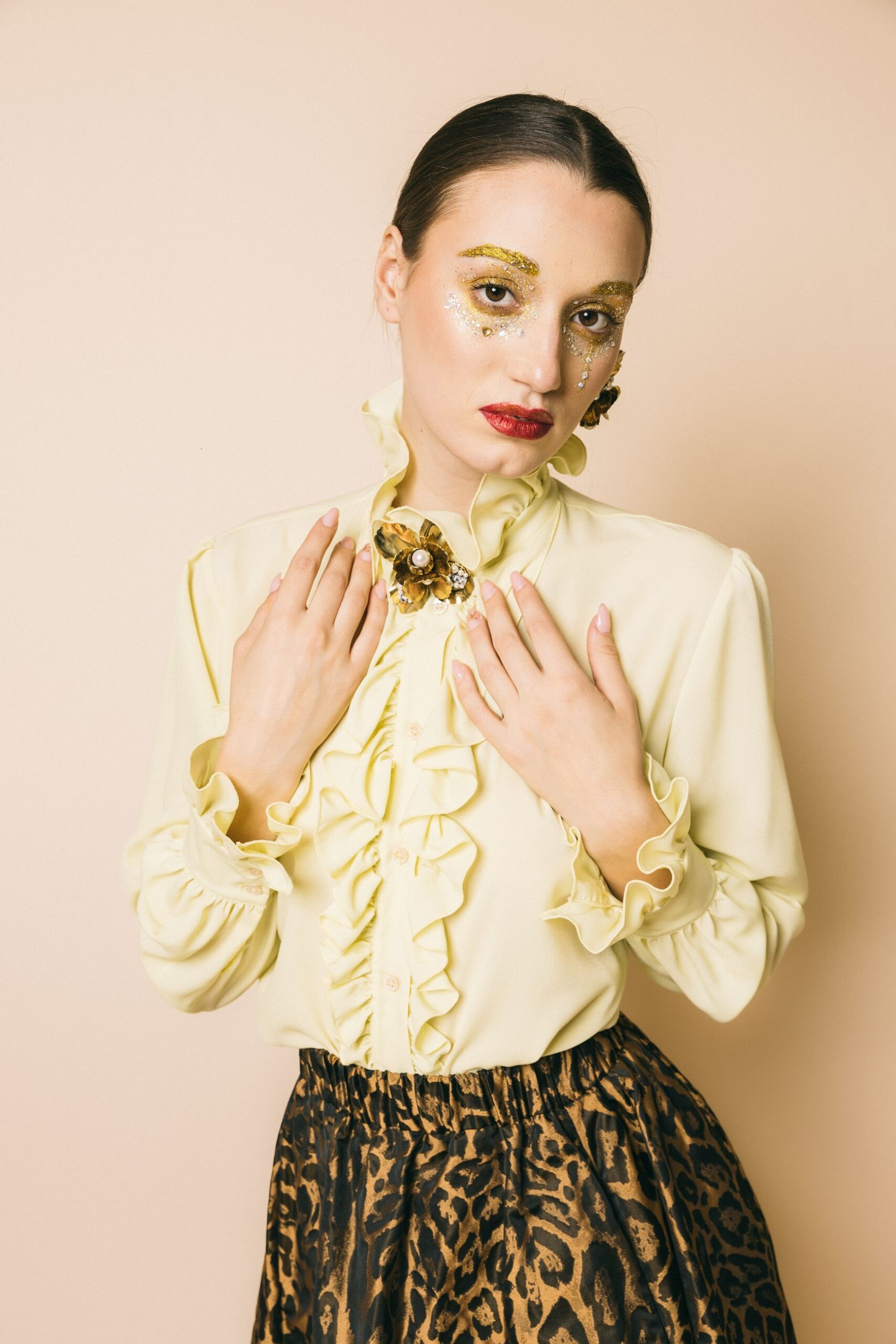 Vmts00165te042 giallo  camicie  vivetta  giallo, 40