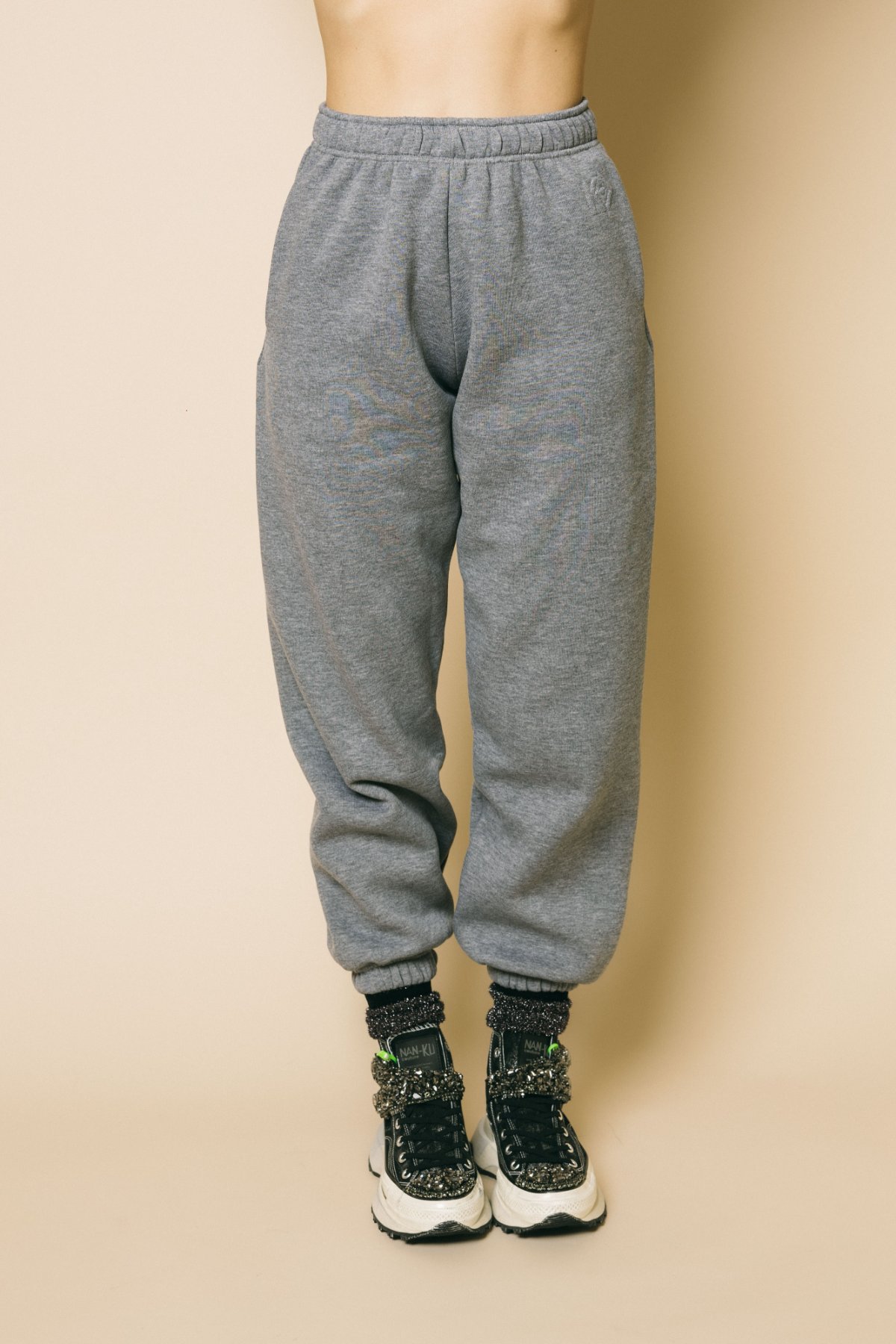 Ki2419 grigio  pantaloni  kostumn°1  grigio, s