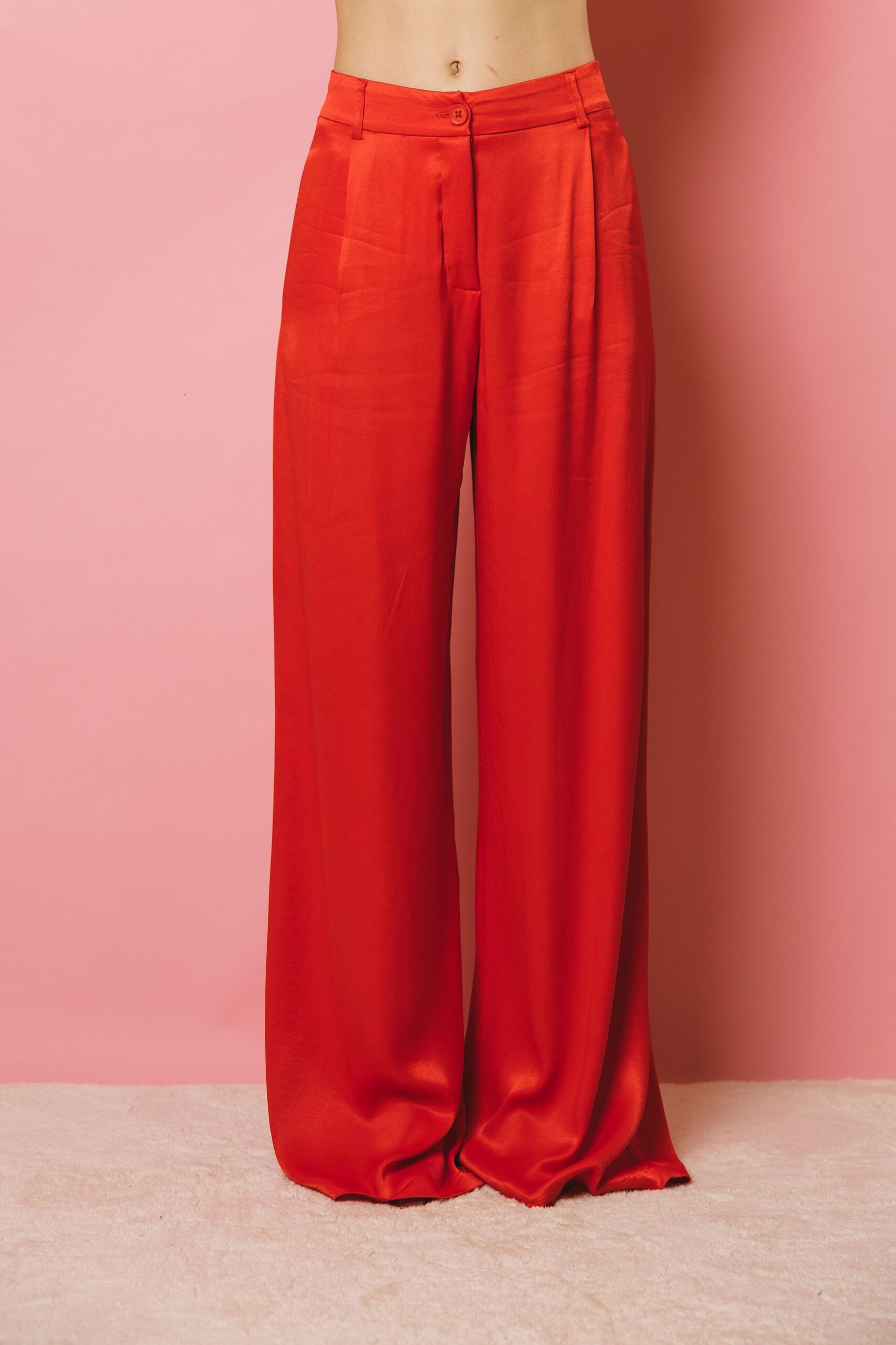 535121 red  pantaloni  acc ess fashion  rosso, s