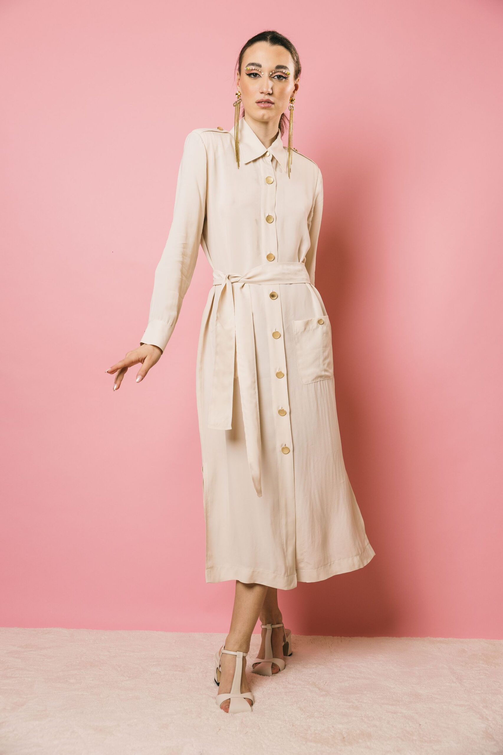 553328 vanilla  abito lungo  acc ess fashion  vanilla, m