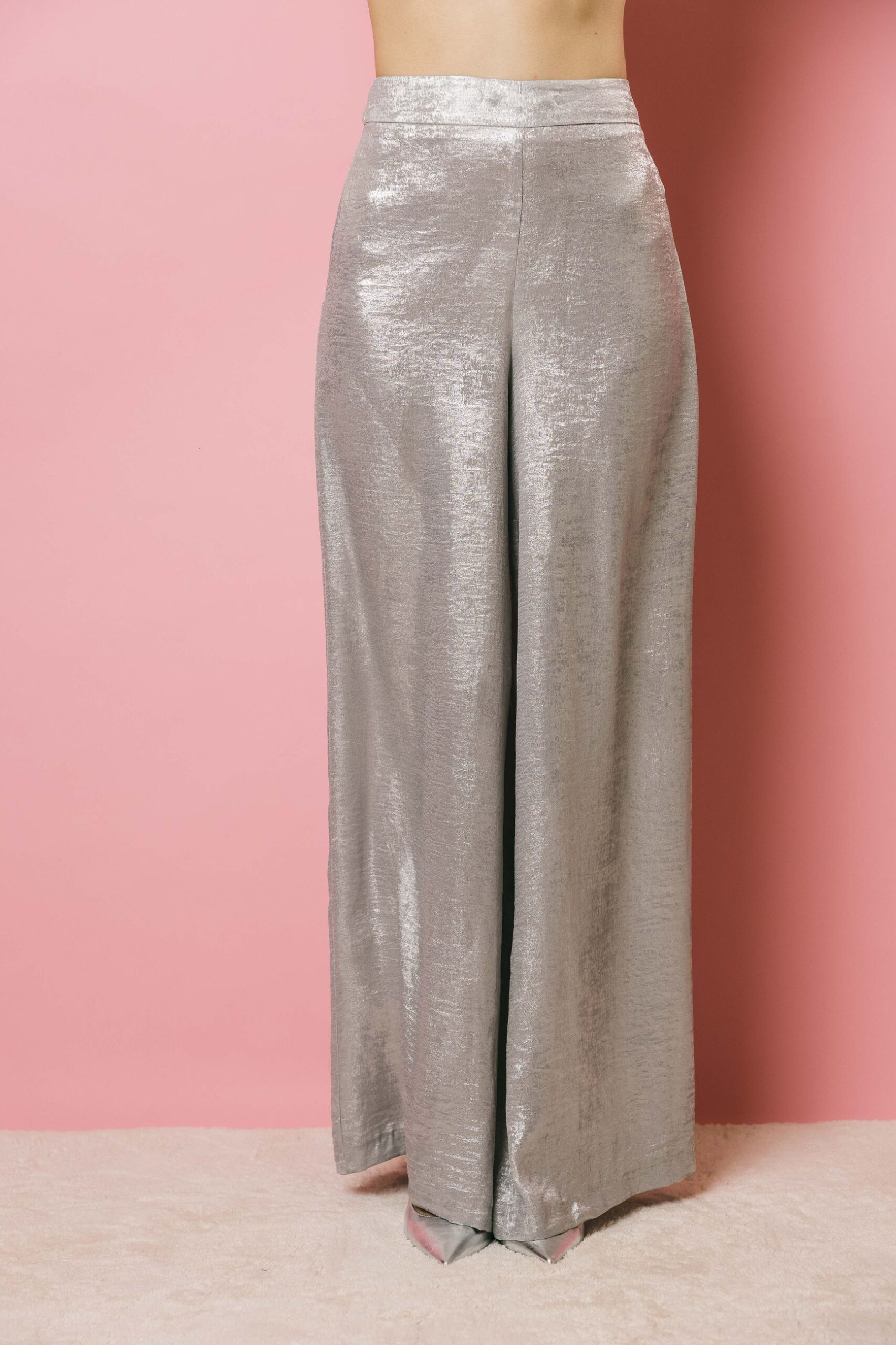 535106 silver  pantaloni  acc ess fashion  silver, xs