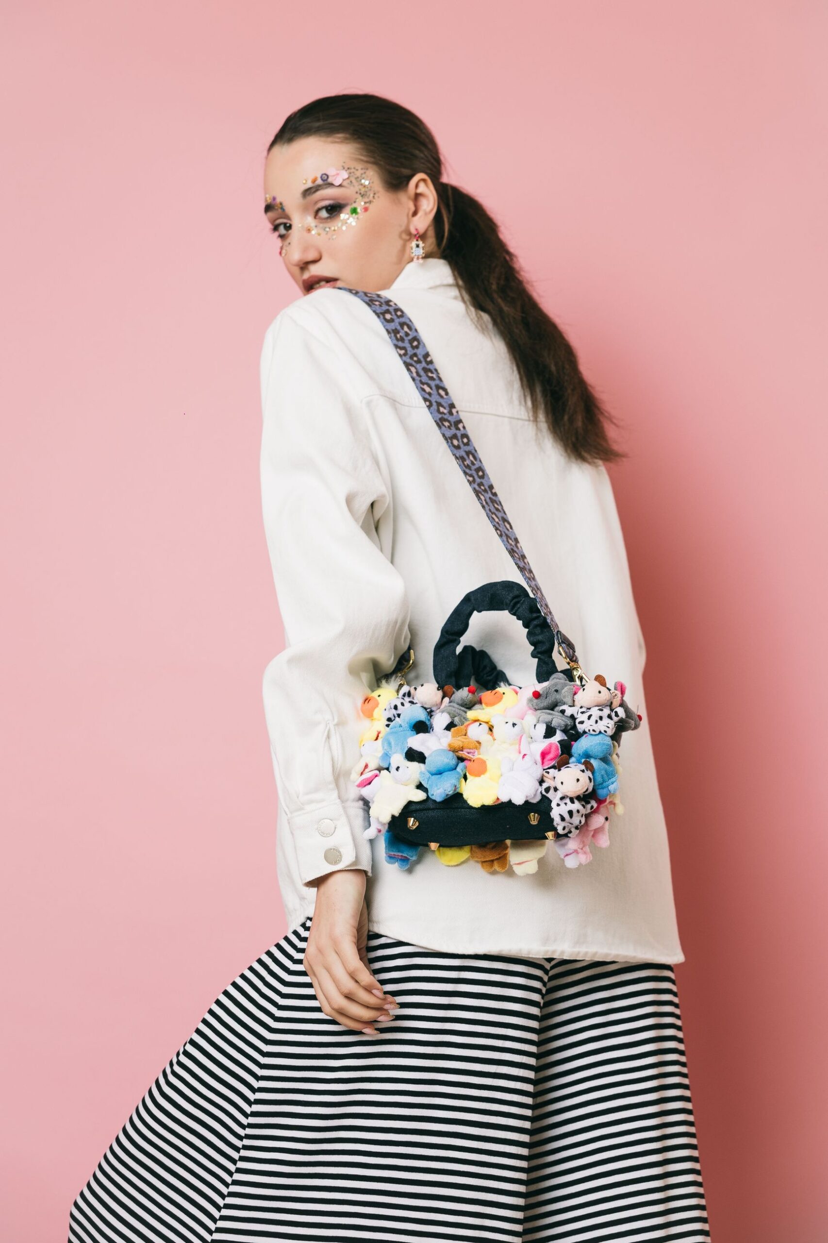 An5061  camicie  glamorous  off white, xs