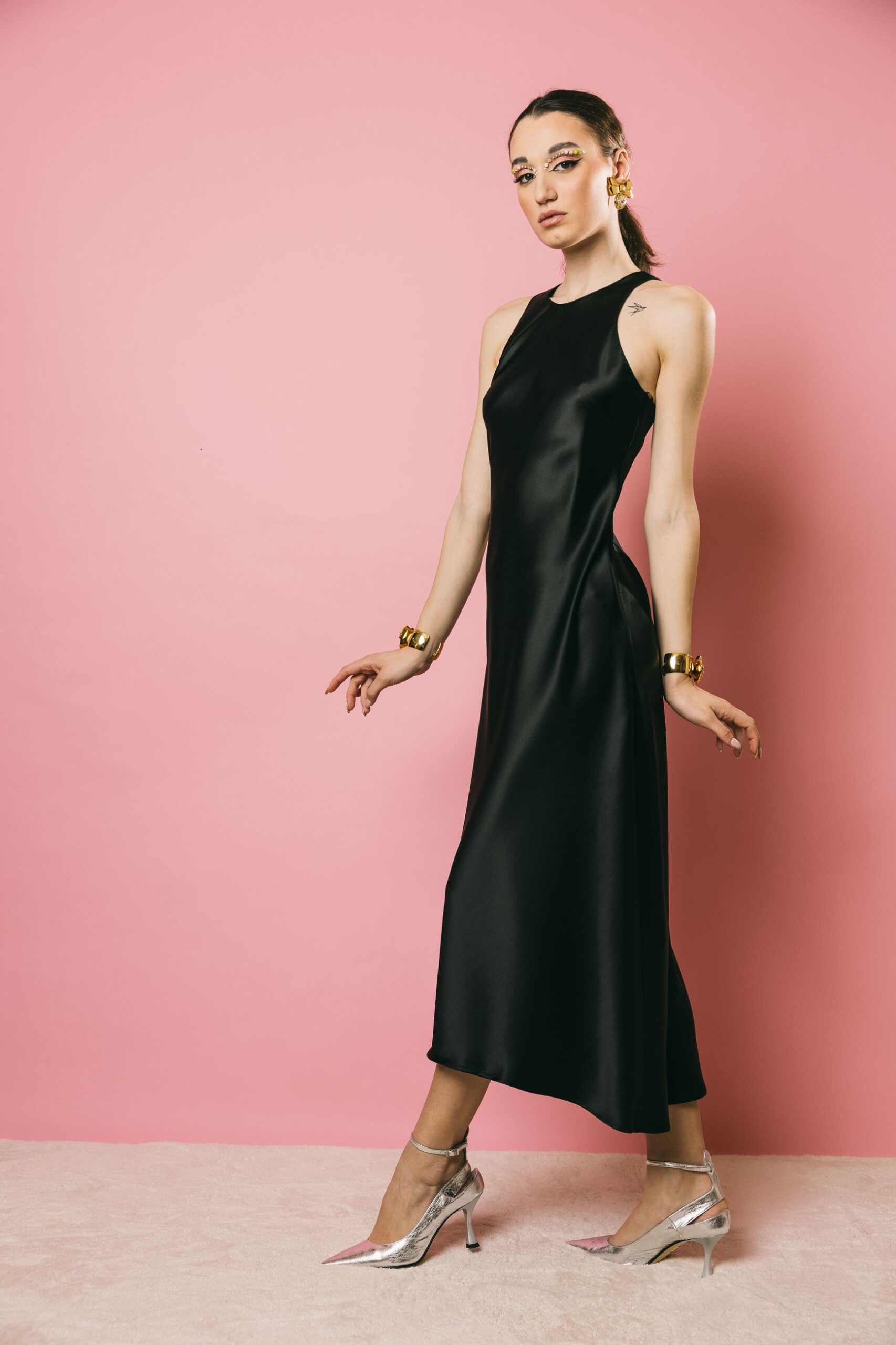 533318 black  abiti  acc ess fashion  nero, l