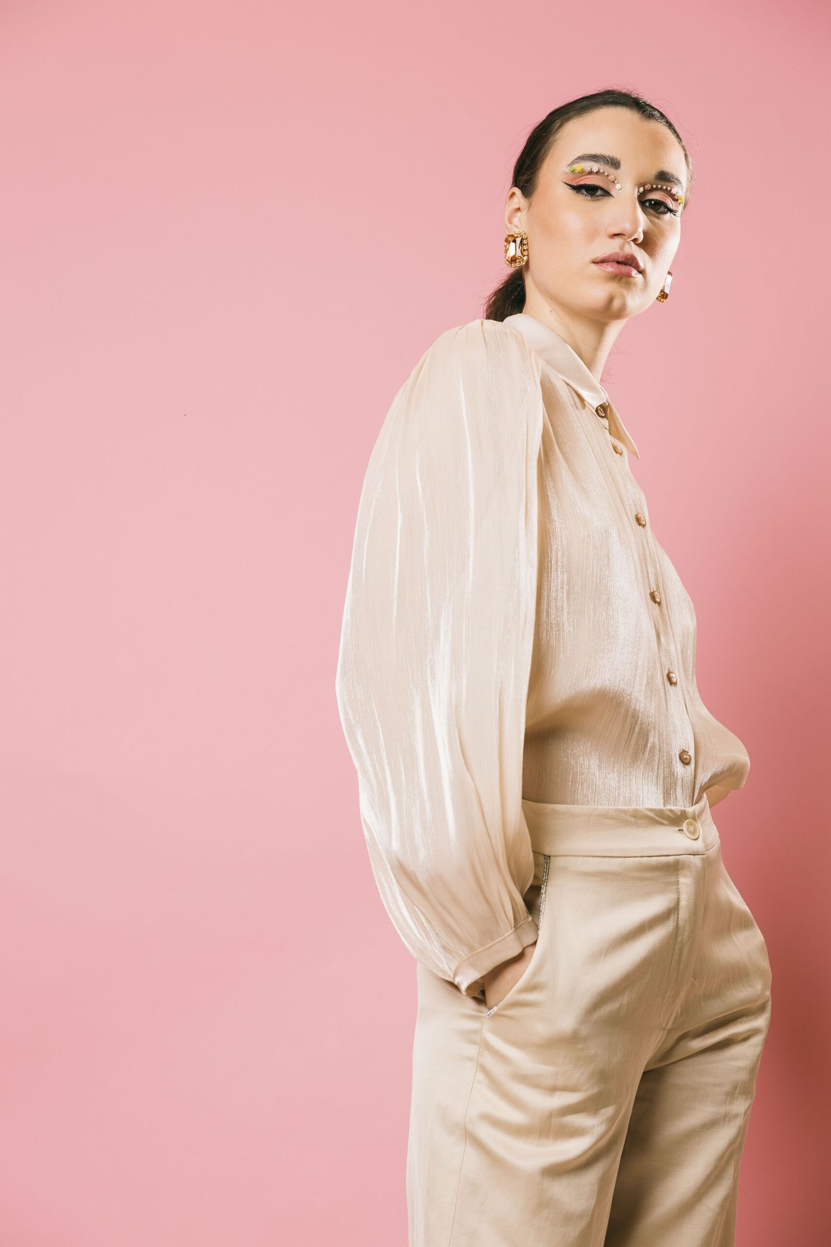 537069 vaniglia  camicie  acc ess fashion  vanilla, m/l