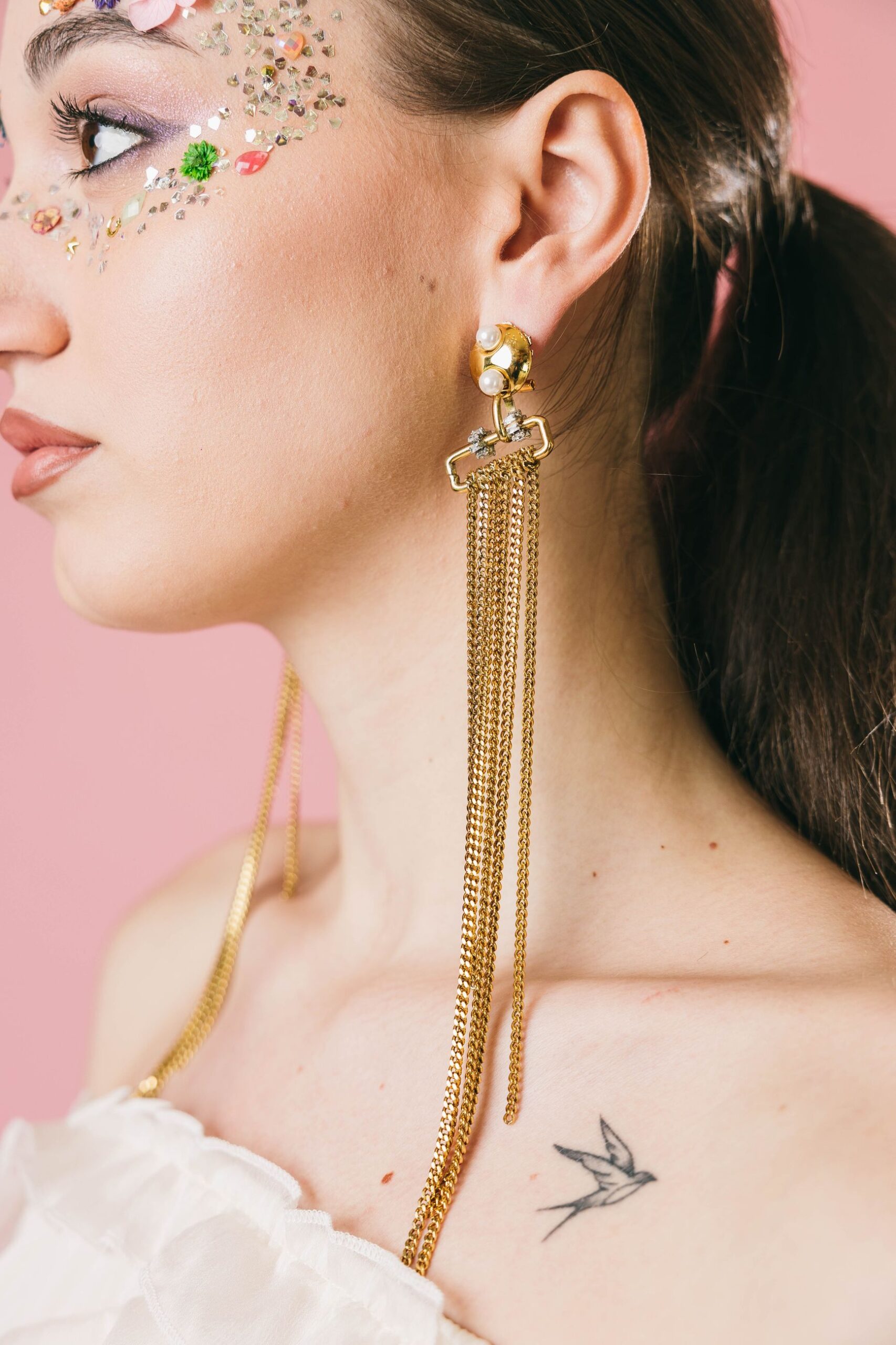 R2669 gold  orecchini  rada'  gold