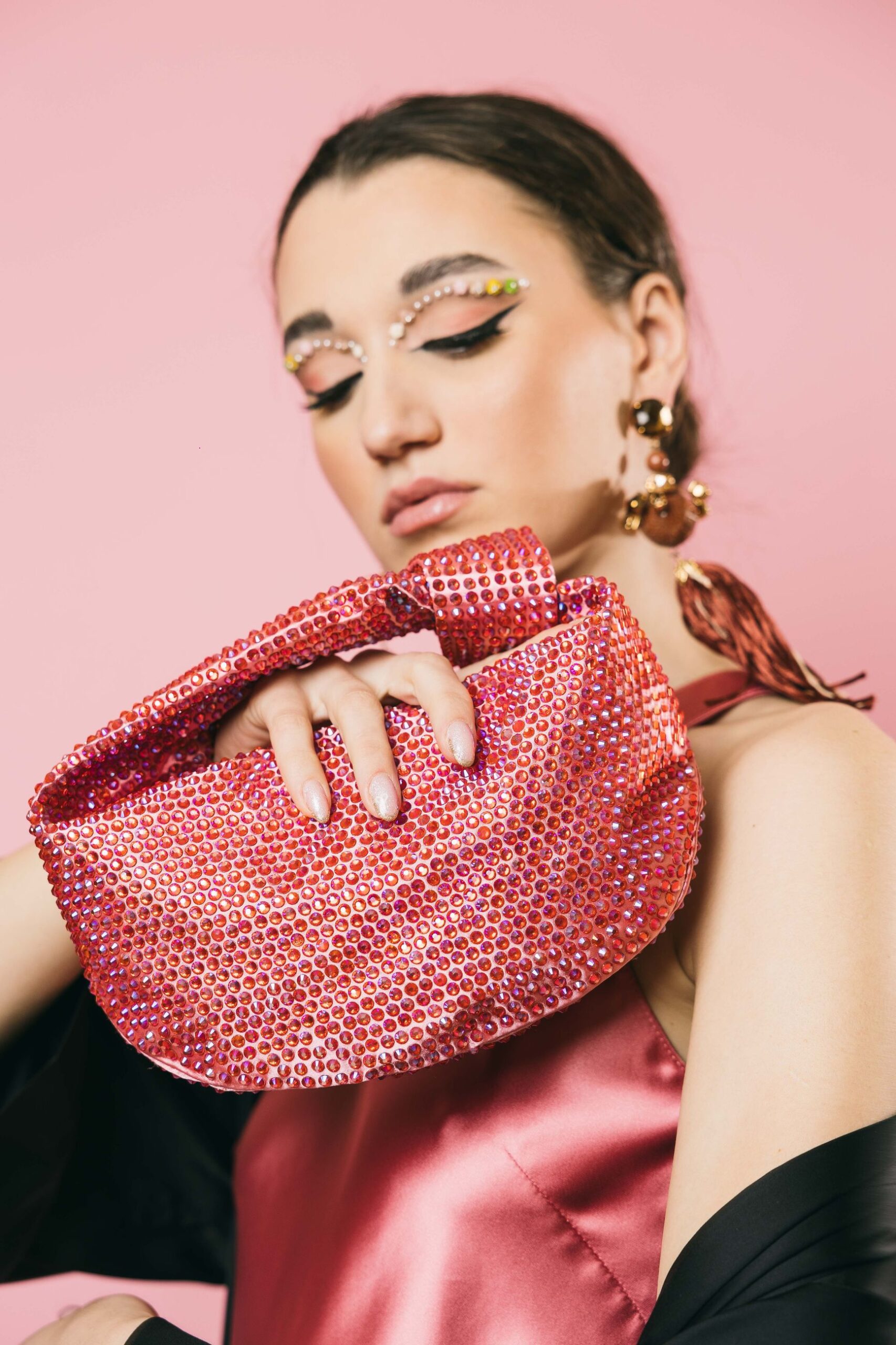 Bag dusty pink  borse  sharay  pink, taglia unica