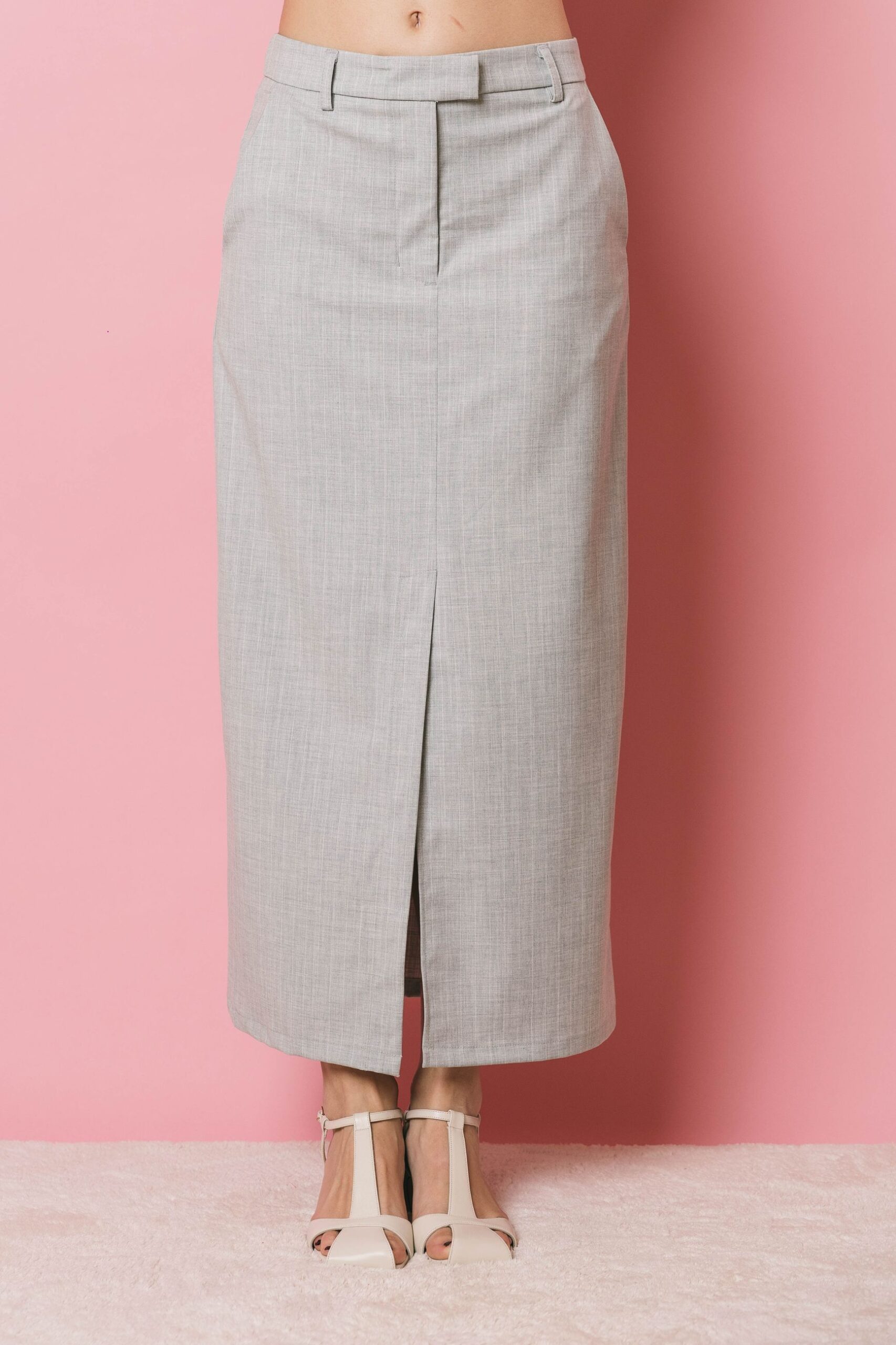 Gs0563a grey  gonne  glamorous  gessato grigio, m