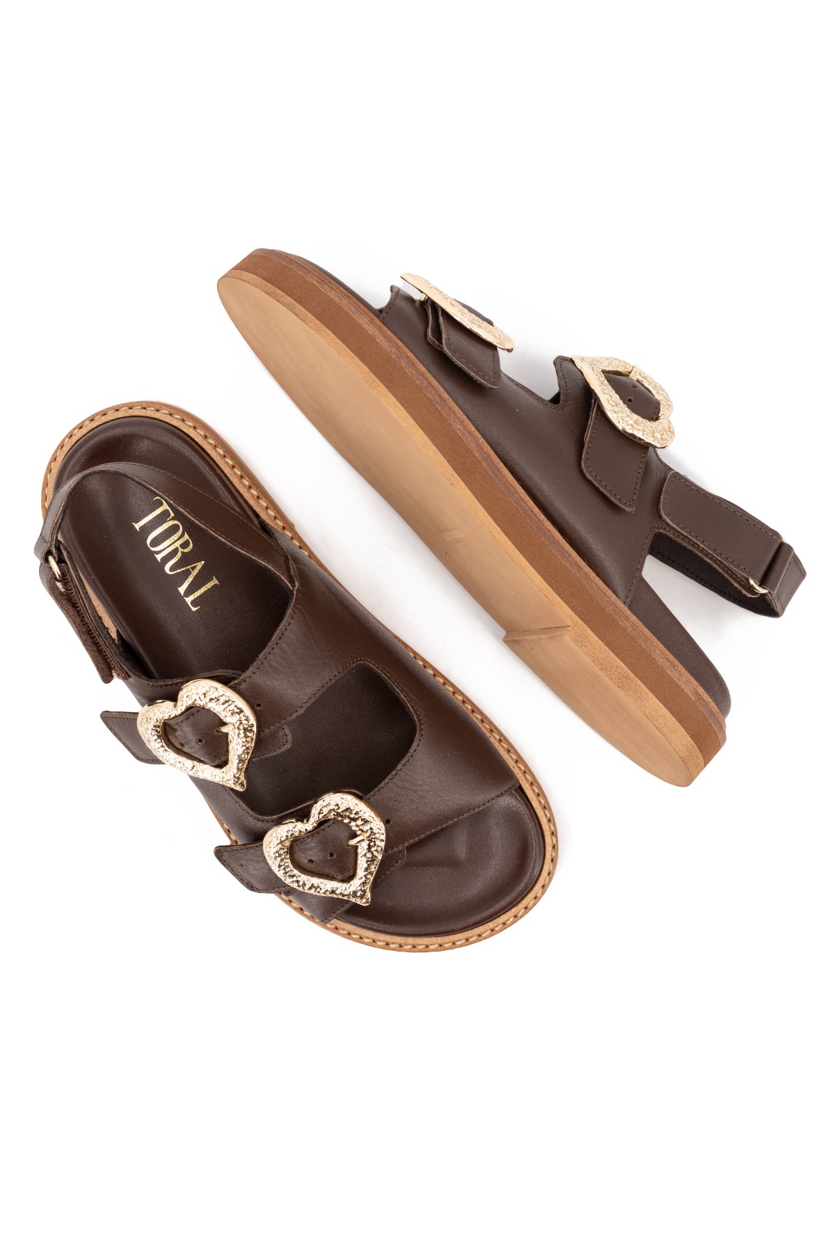 Tlsummer love  scarpe  toral  cioccolato, 36