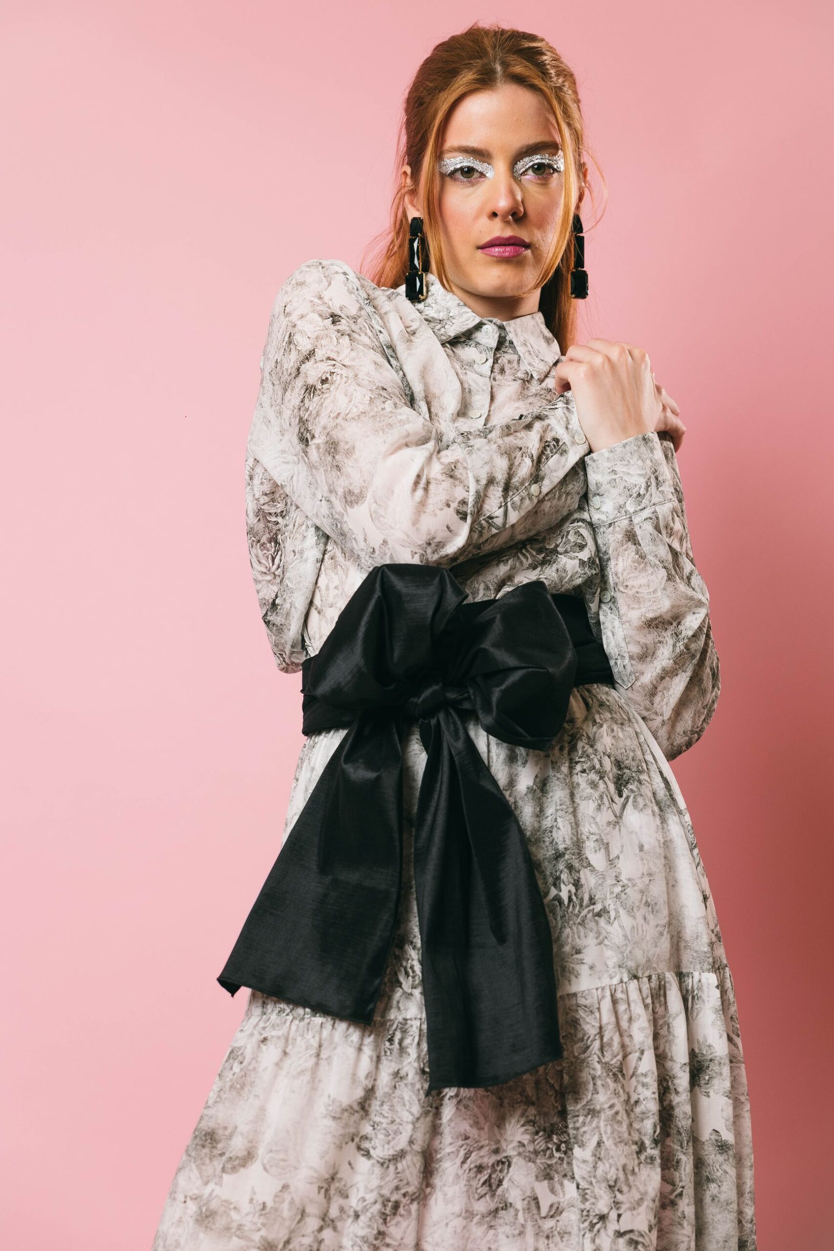 Meropedd07  camicia  douuod  stampa floreale, 46