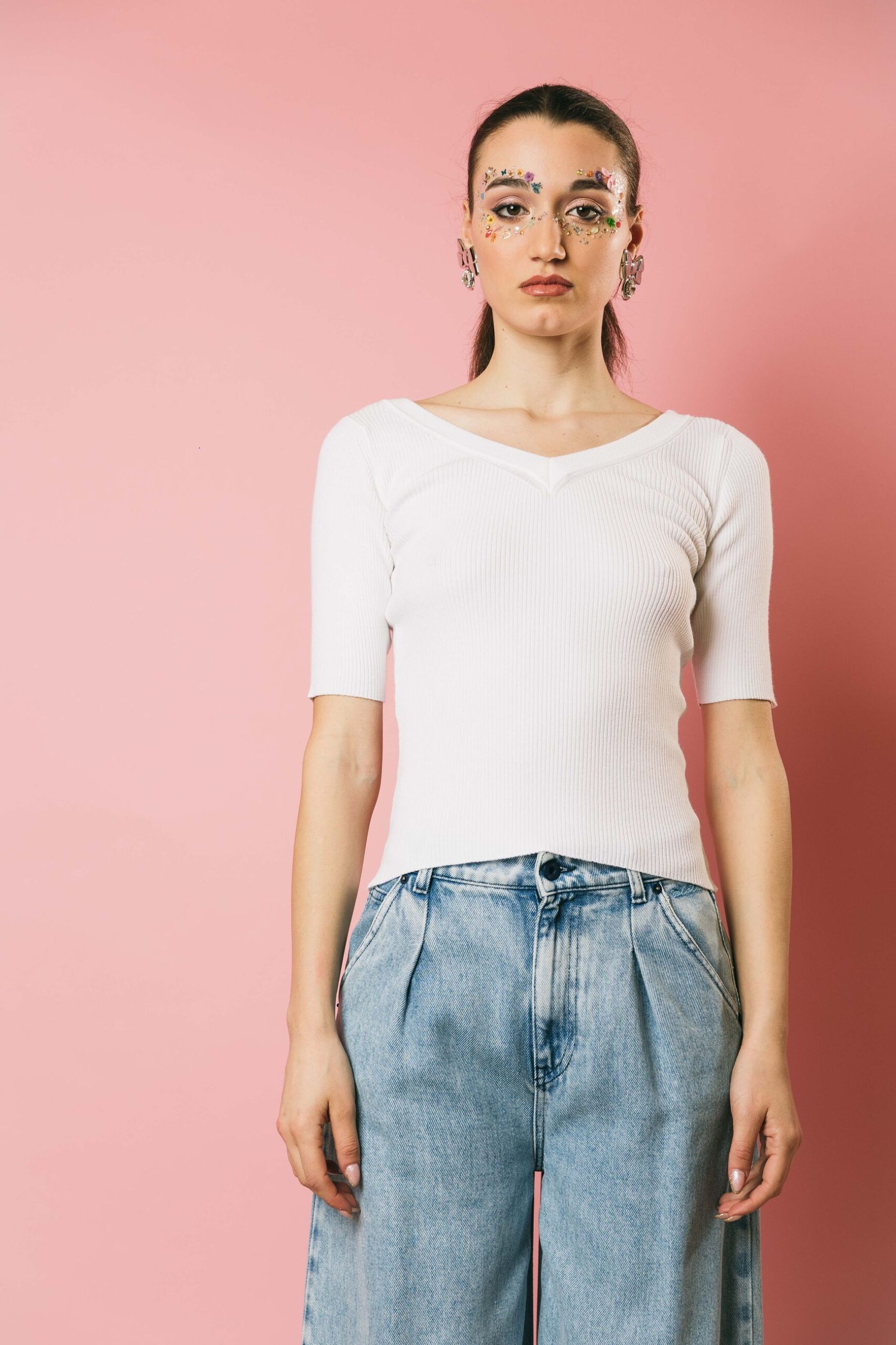 M3d0002 bianco  tshirt e polo  solotre  bianco, ii