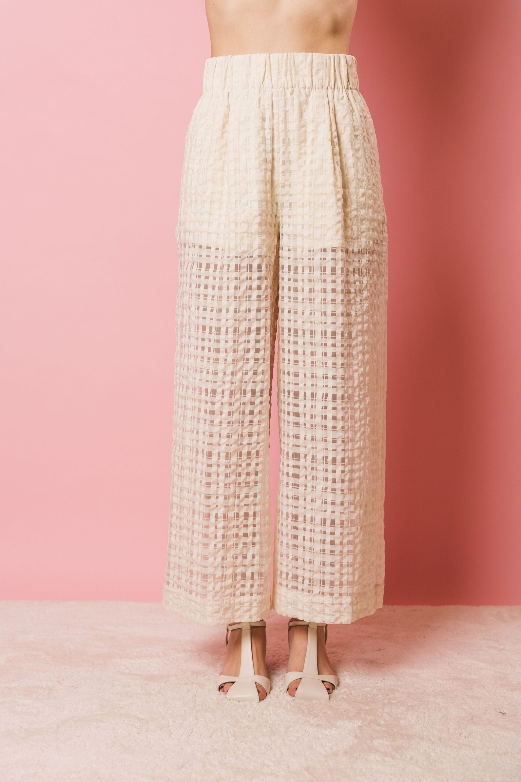 M1d0025 panna  pantaloni  solotre  panna, 40