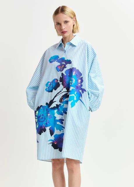 Hoses dress  abiti  essentiel antwerp  righe azzurro, s