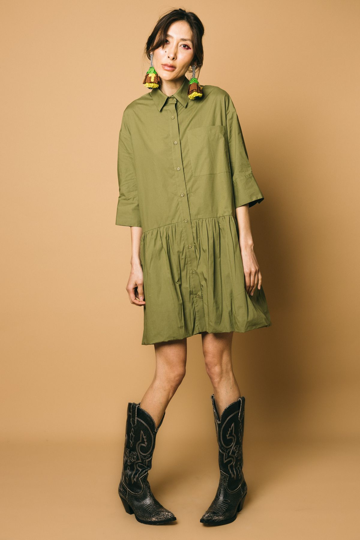 Franz  abiti  essentiel antwerp  khaki, xs