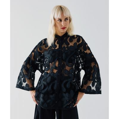 537024 black  camicia  acc ess fashion  nero, s/m