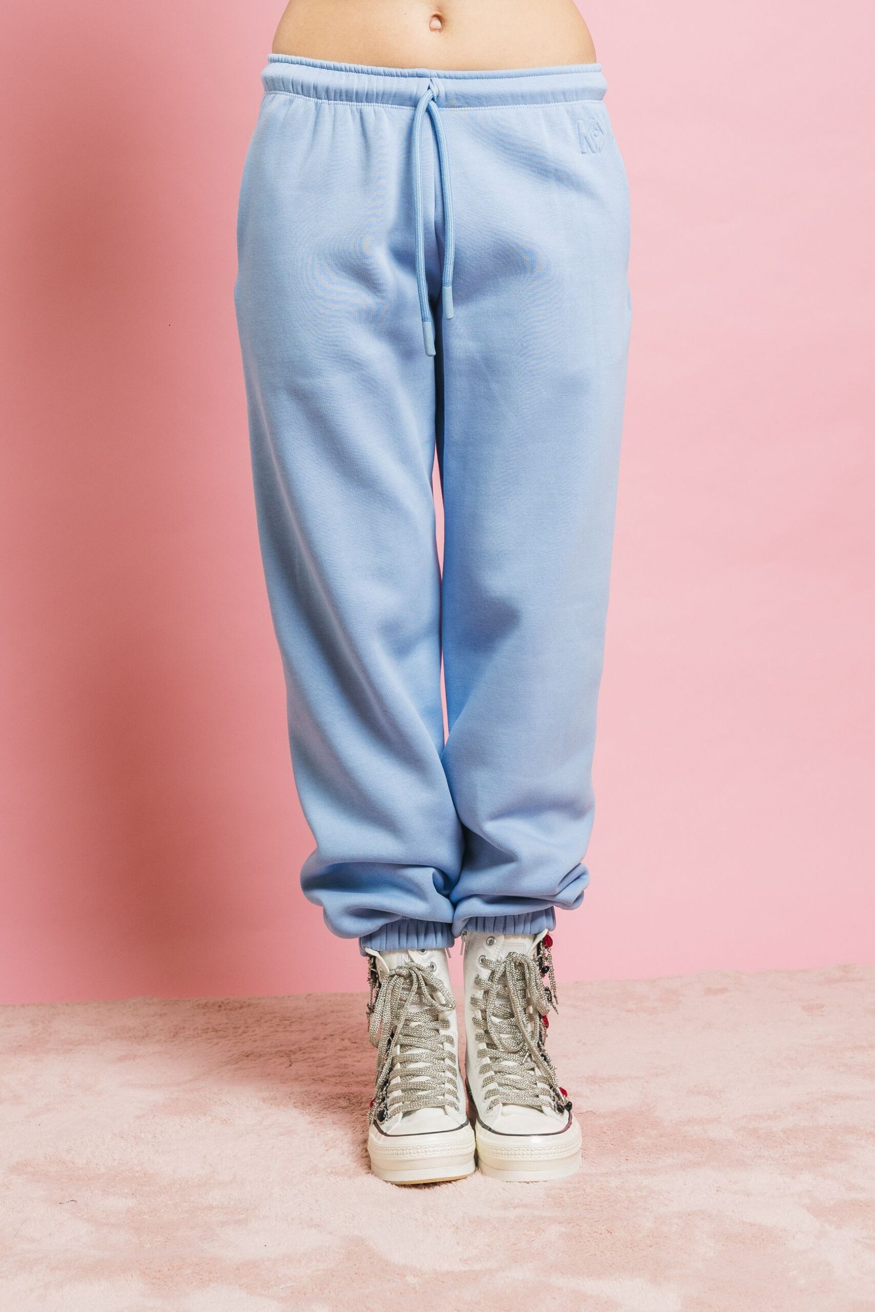 Ki2512 celeste  pantaloni  kostumn°1  celeste, l