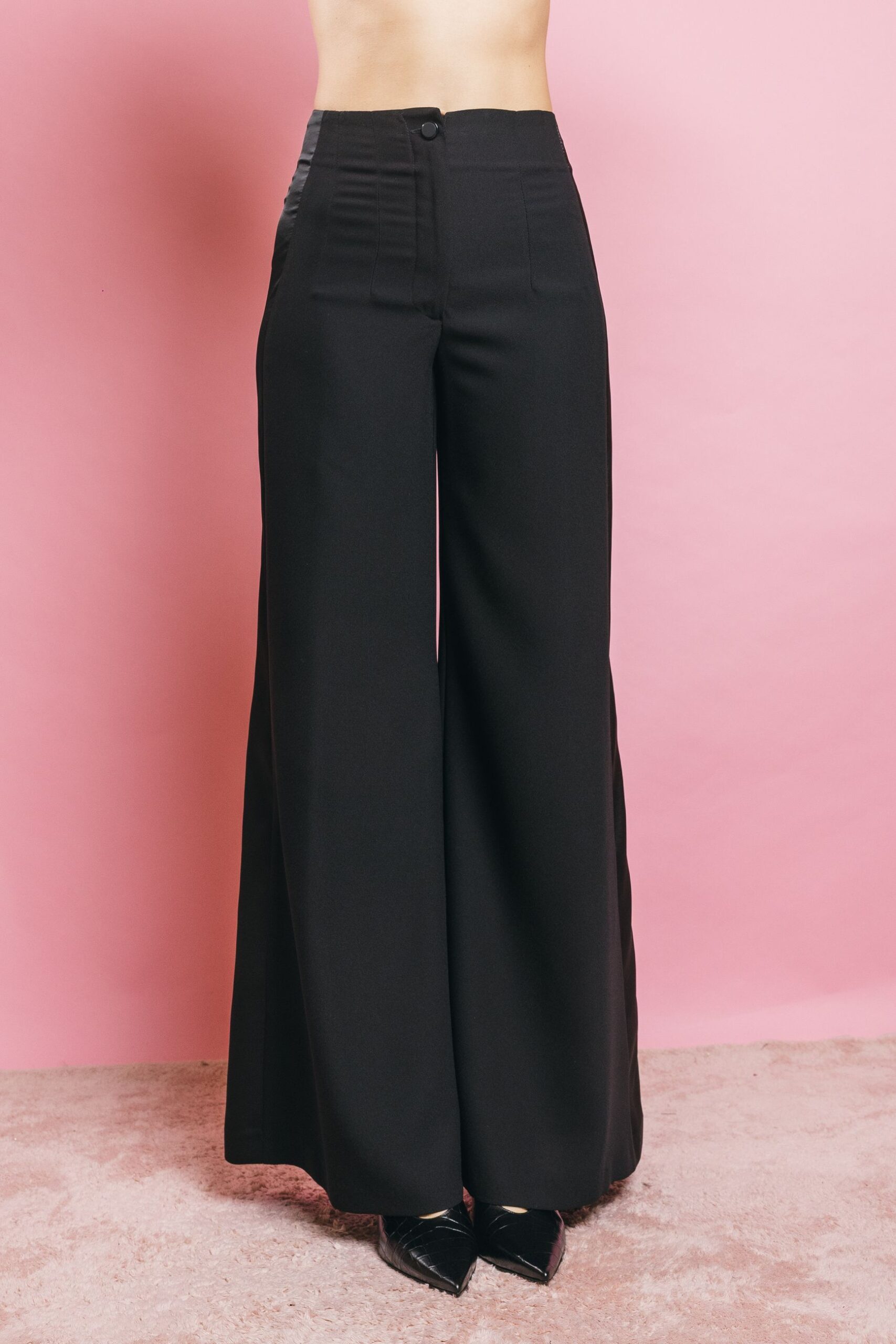 545088 black  pantaloni  acc ess fashion  nero, s