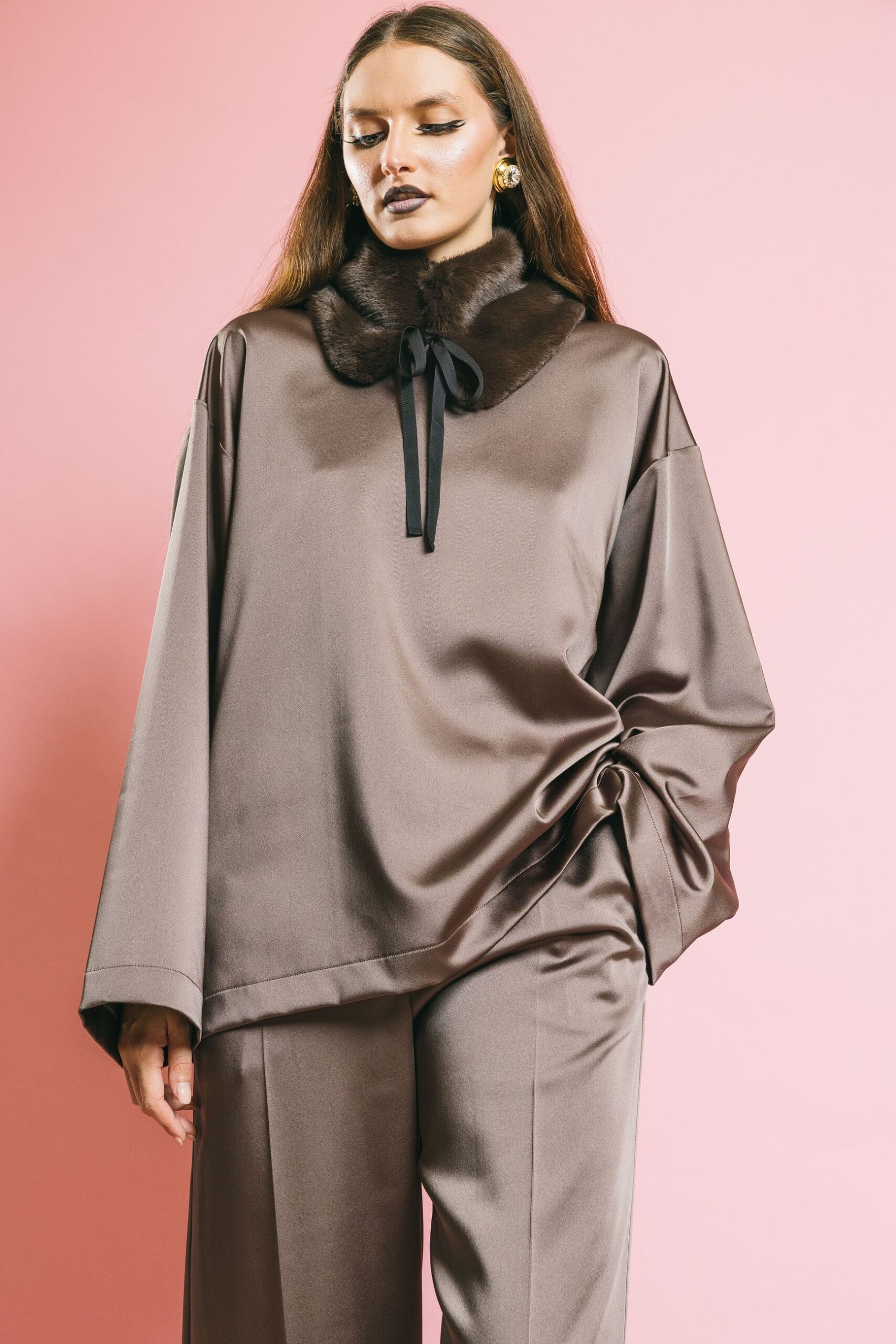 Urbana mocha  bluse  the m..  mocha, m