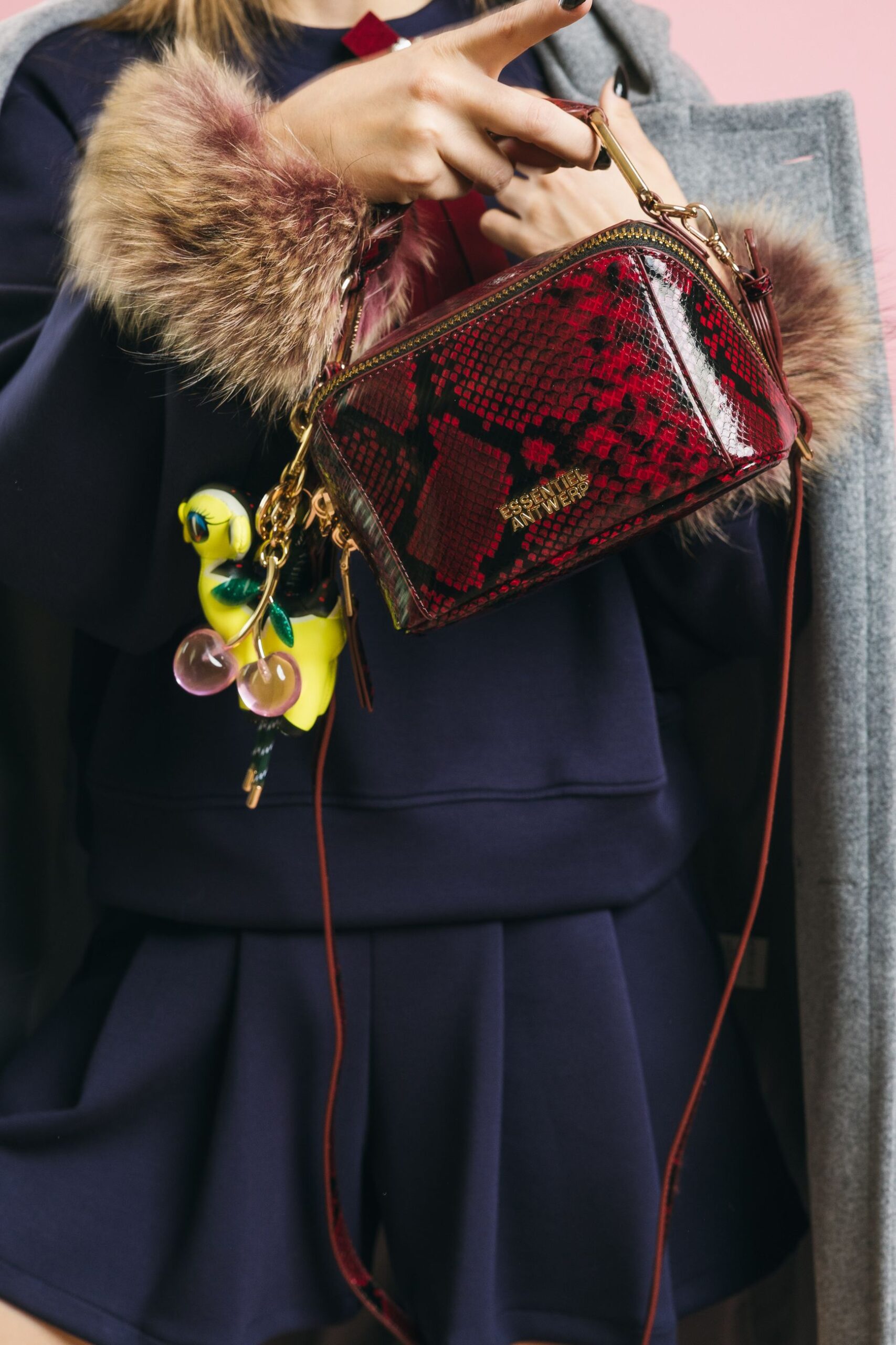 Irona lerather mini bobbi bag  borse  essentiel antwerp  bordeaux, taglia unica