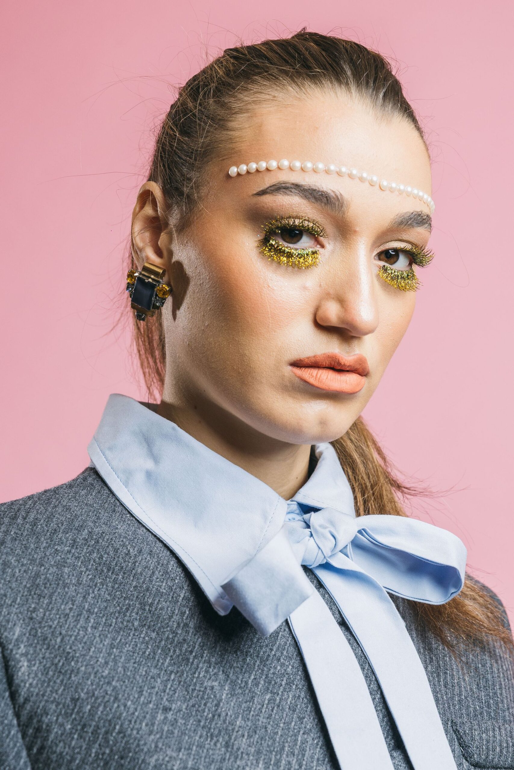 R5969 cp  orecchini  rada'  verde