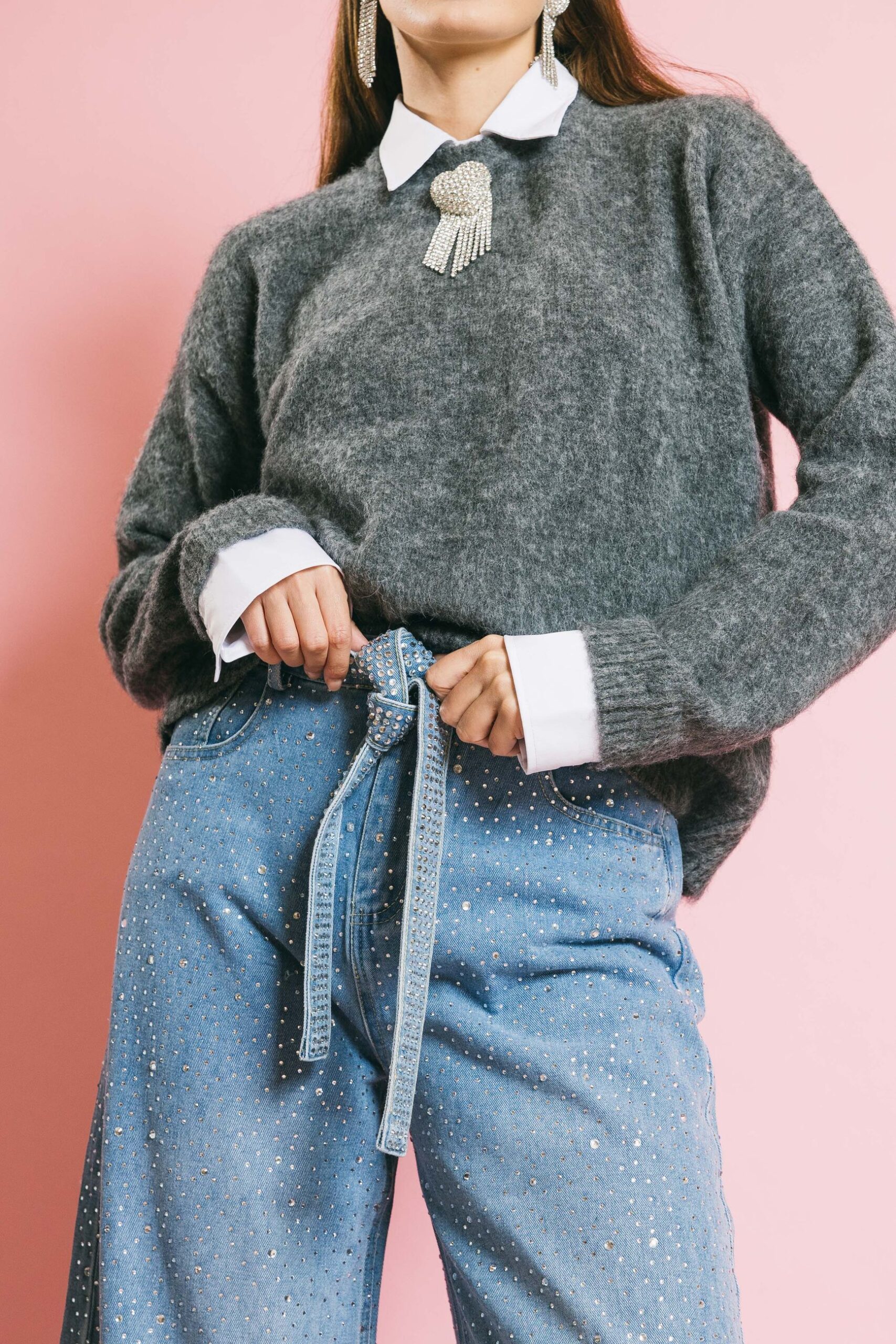 181013 pull shirt maddy  maglieria  aniye by  gray, l