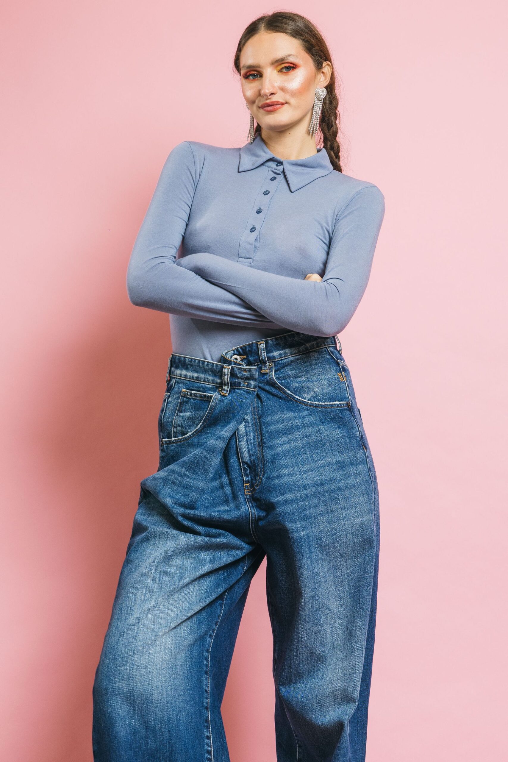 Ki2503 celeste  tshirt e polo  kostumn°1  celeste, l