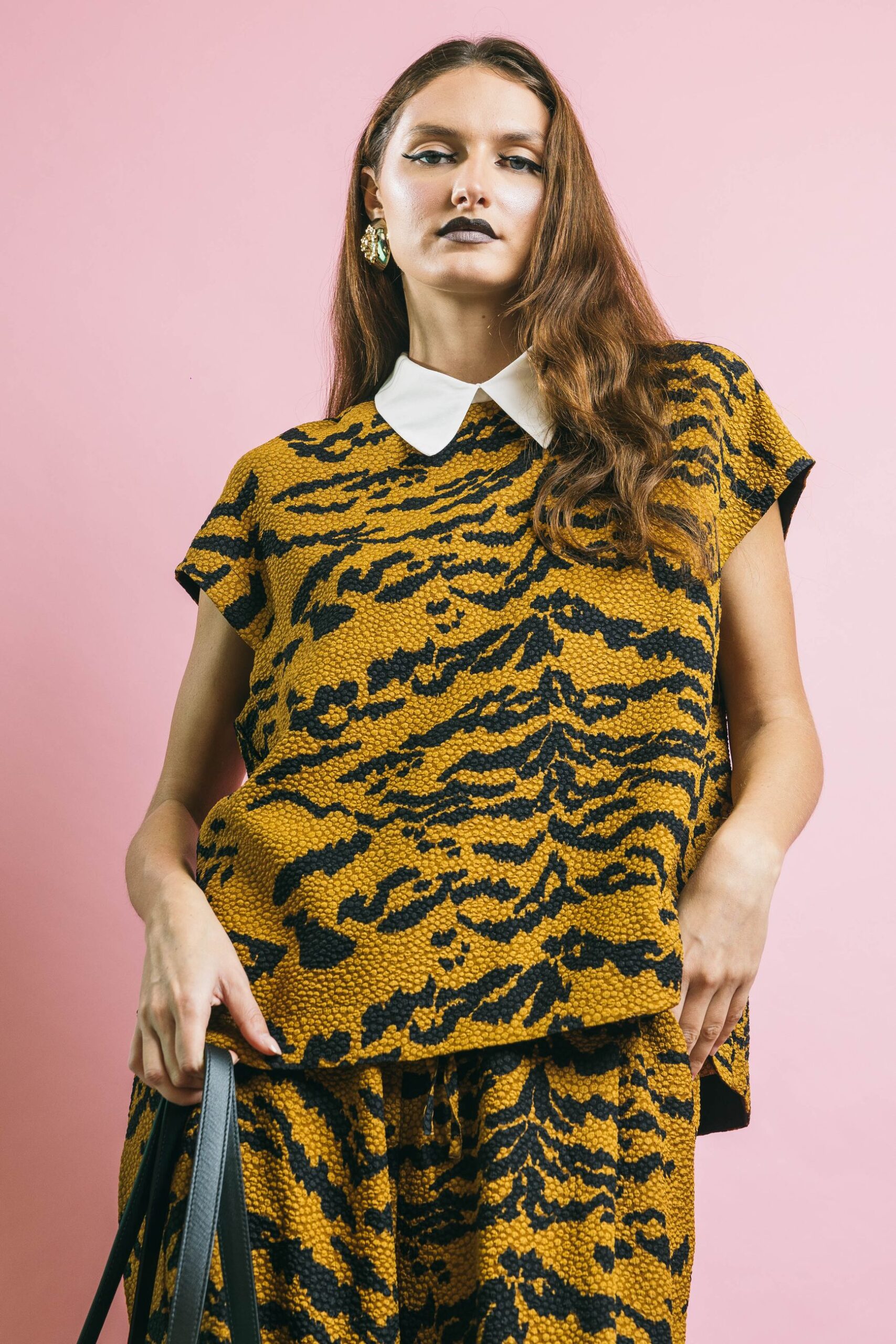 Introduction shortsleeved top  bluse  essentiel antwerp  zebrato, 42