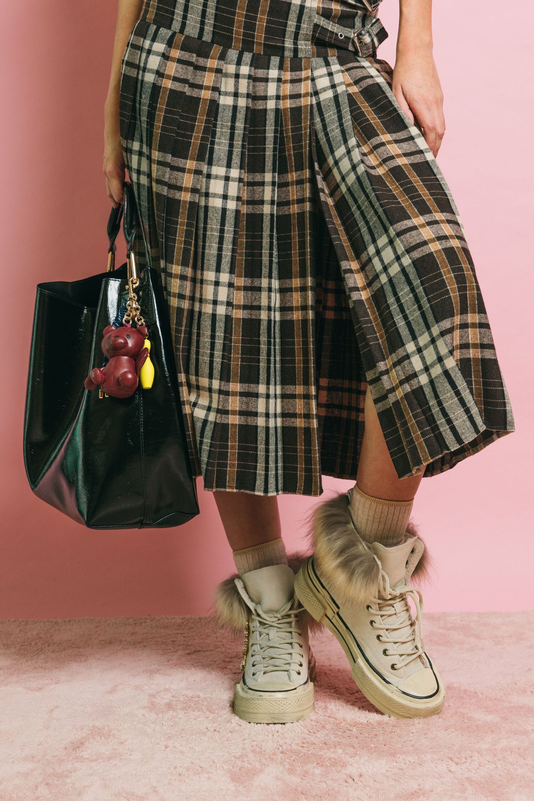 Irano bear keyhanger borgogna  charms  essentiel antwerp  bordeaux, taglia unica