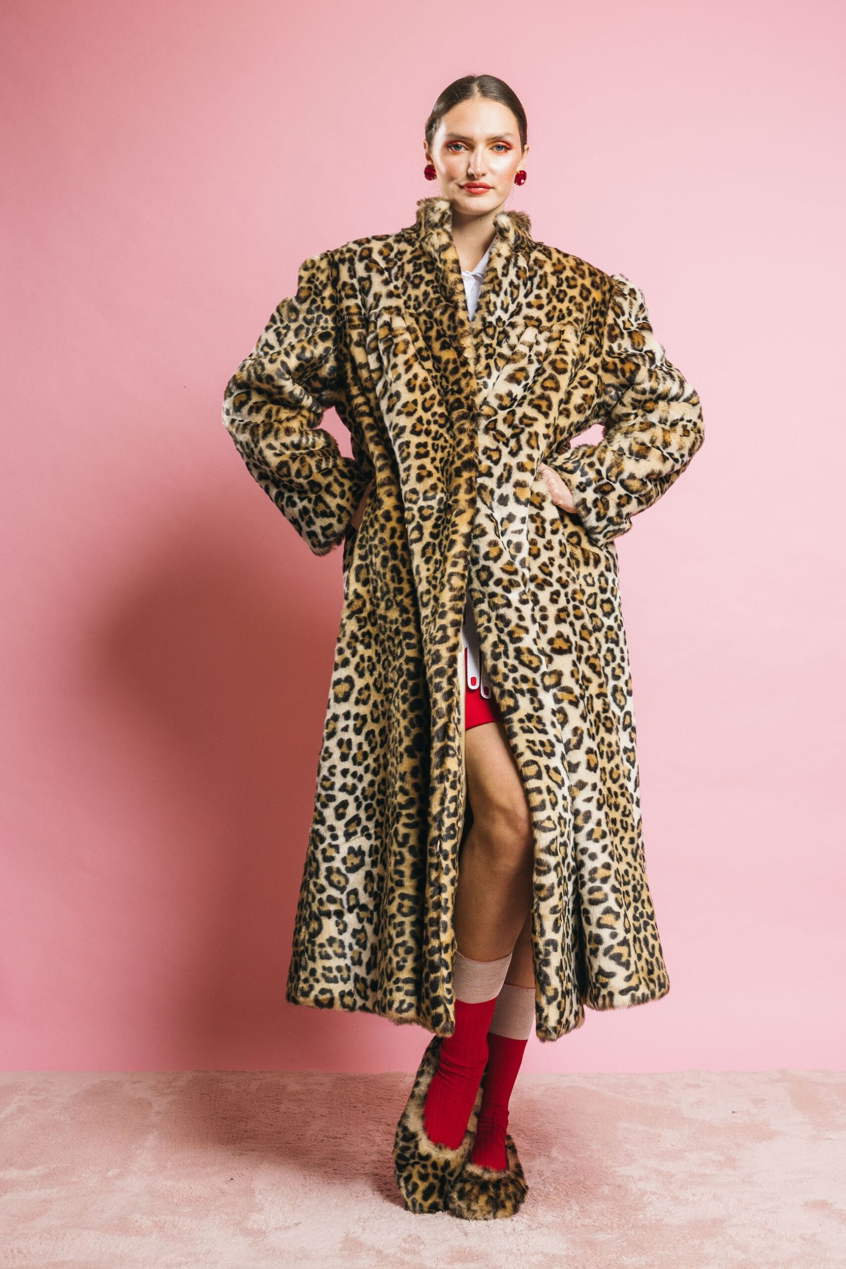 Vm2pl00005te091 leopard  cappotti  vivetta  m, leopard