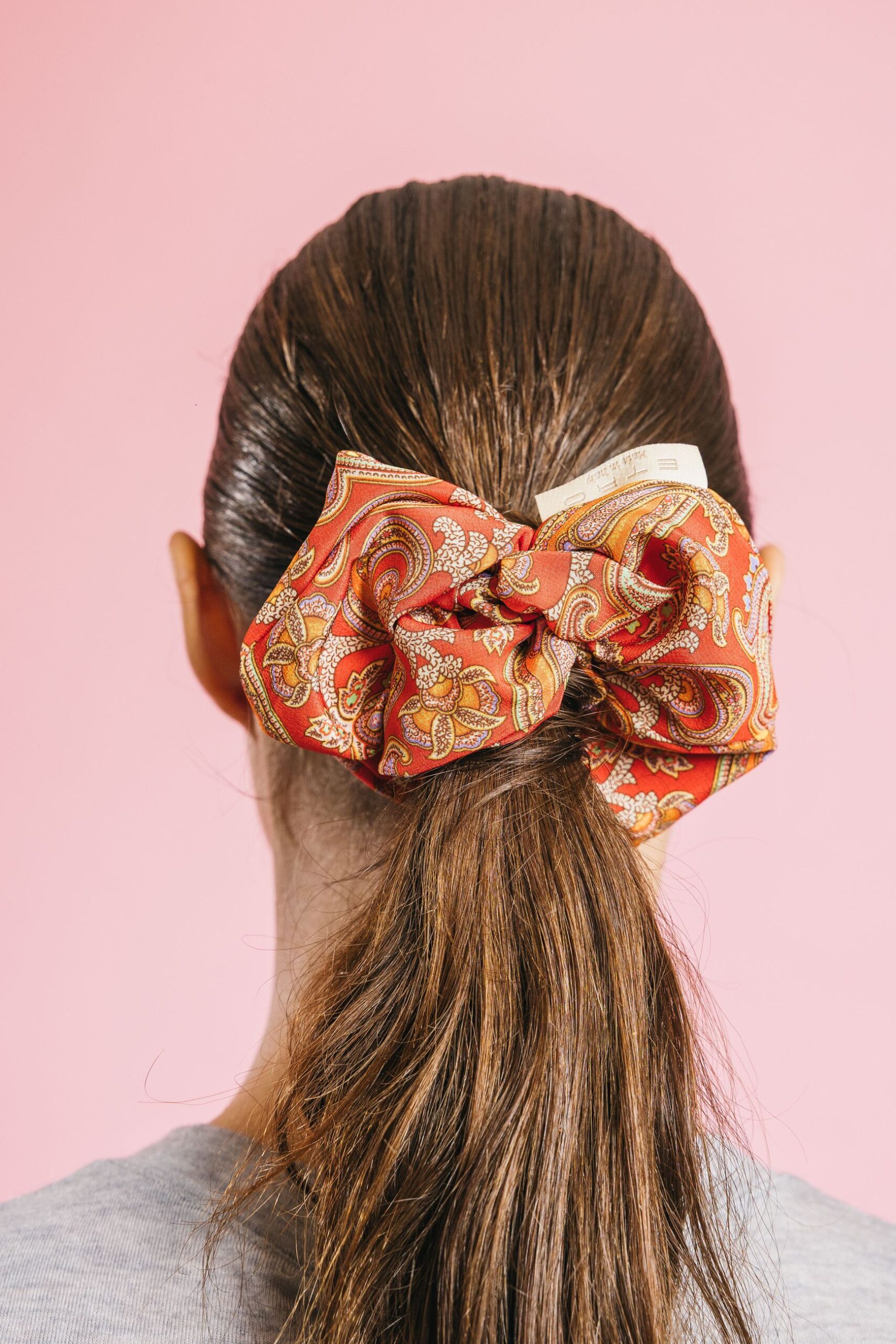 C005031156 arancio  fermacapelli  etro  paisley arancio