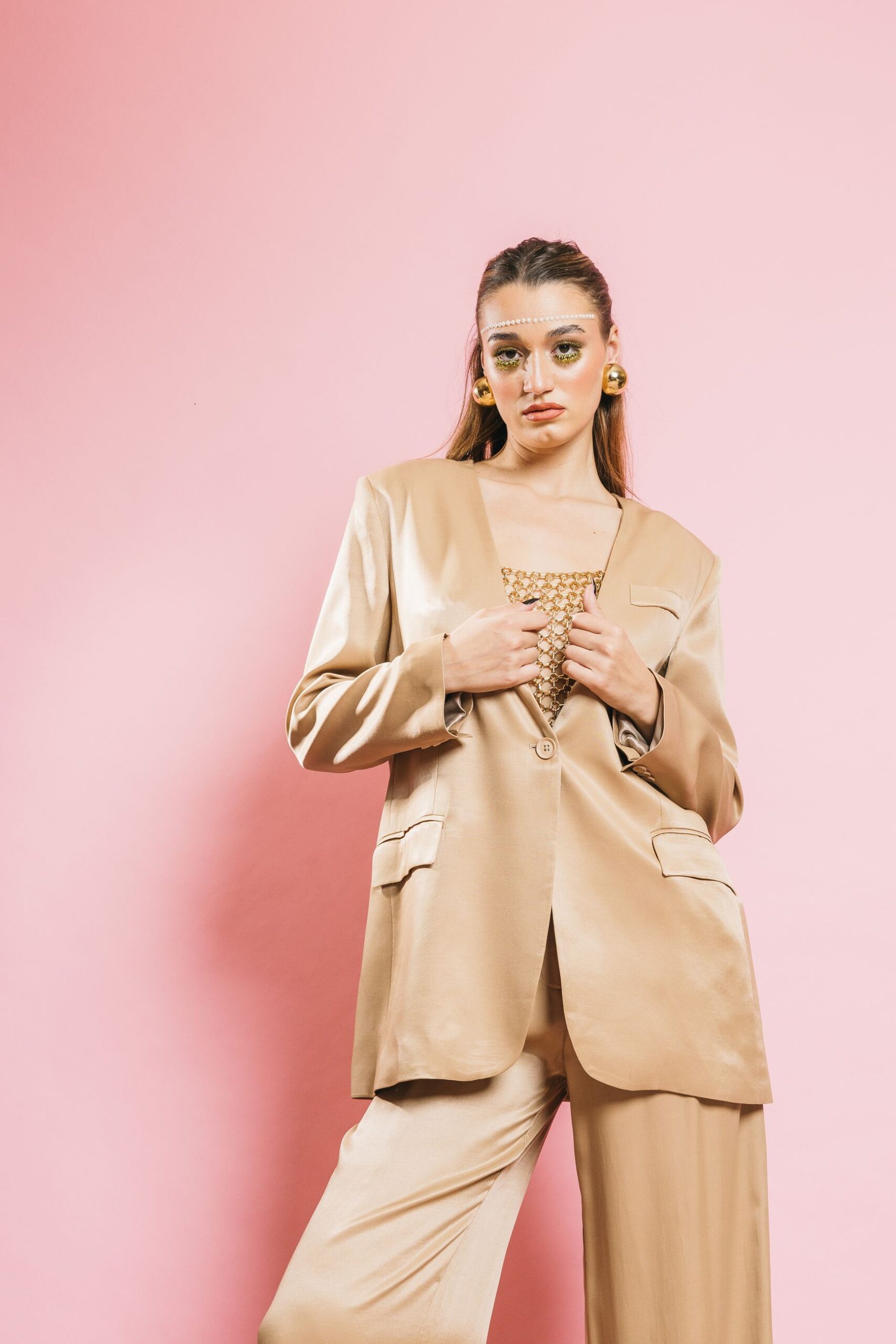 511059 gold  giacche  acc ess fashion  gold, m