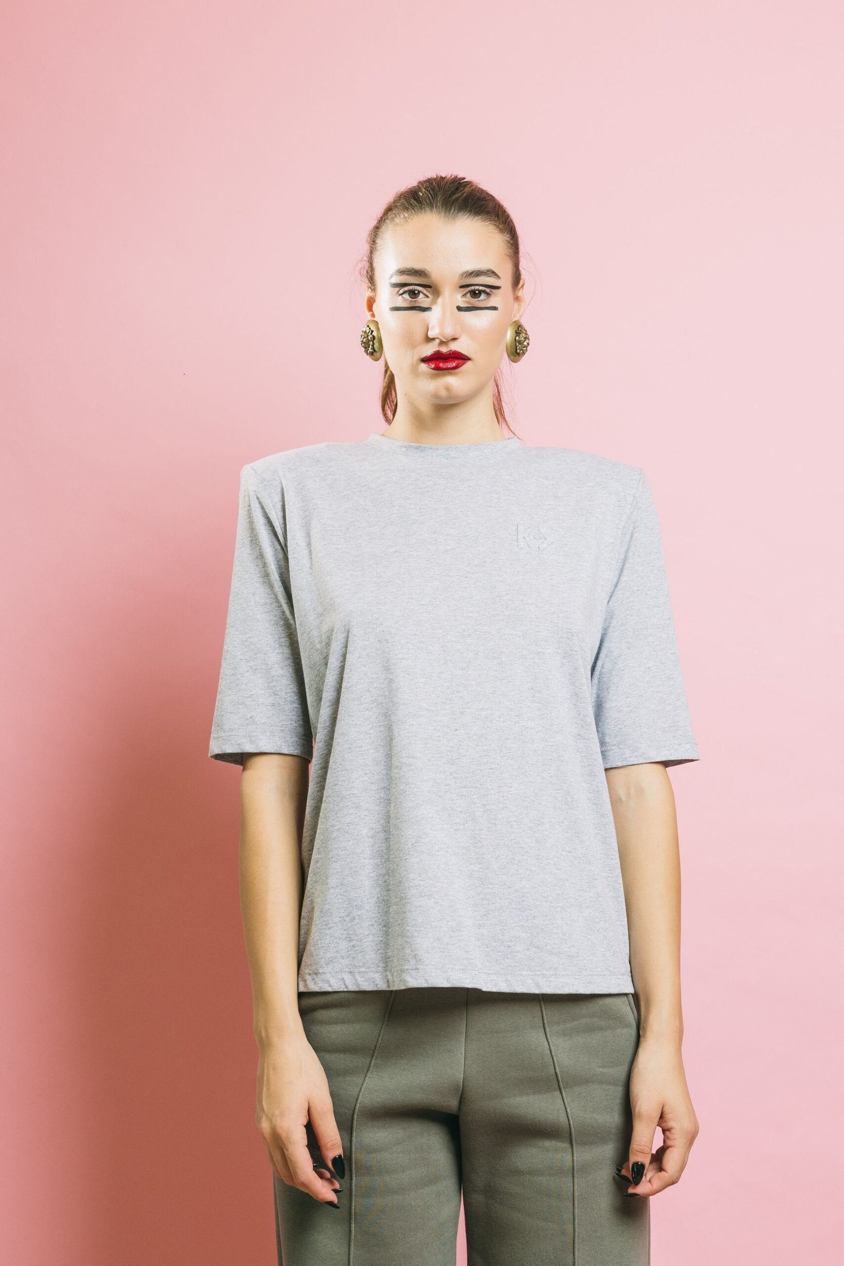 Ki2550 grigio  tshirt e polo  kostumn°1  grigio melange, xs