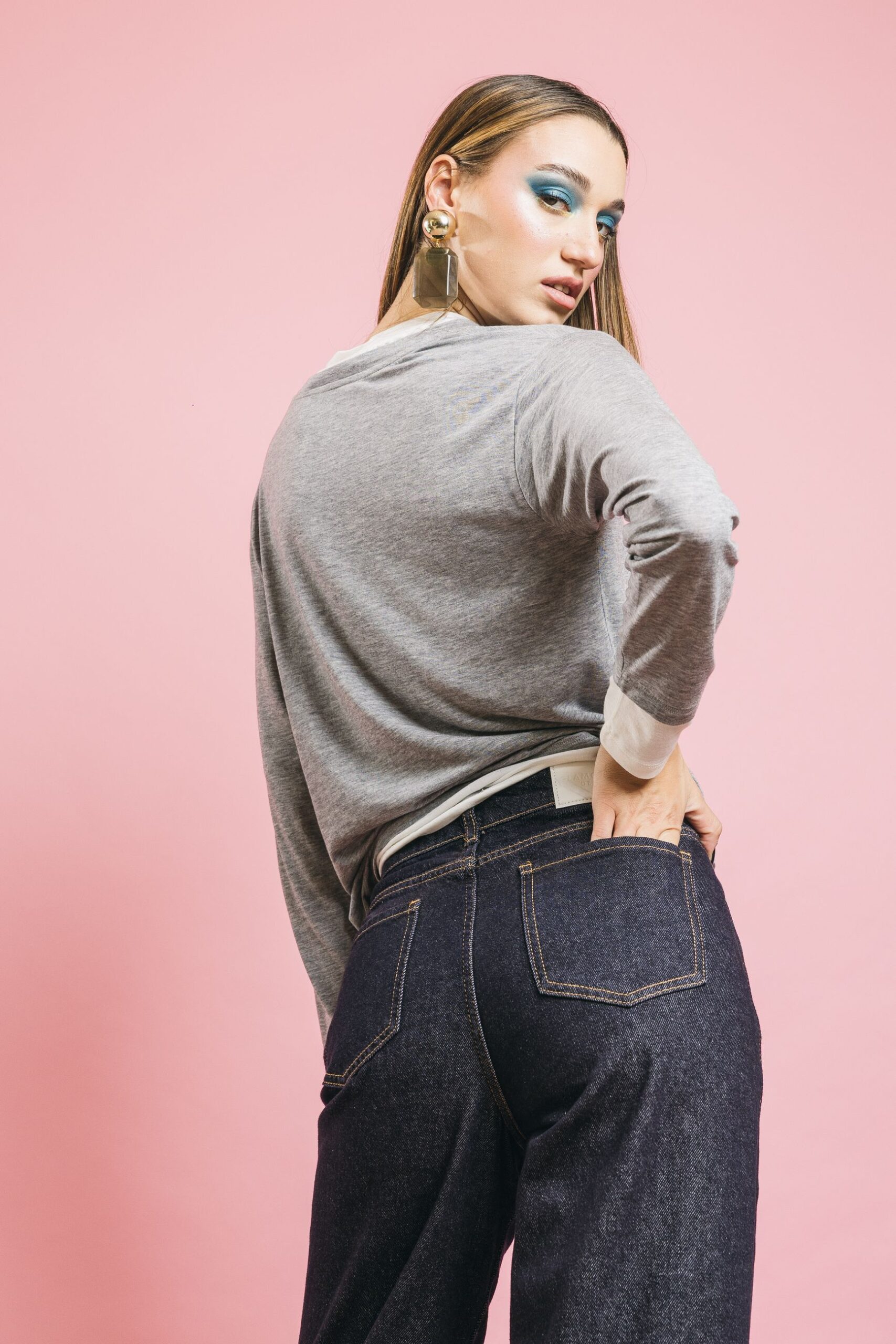 Ki2584 grigio  tshirt e polo  kostumn°1  grigio/offwhite, l