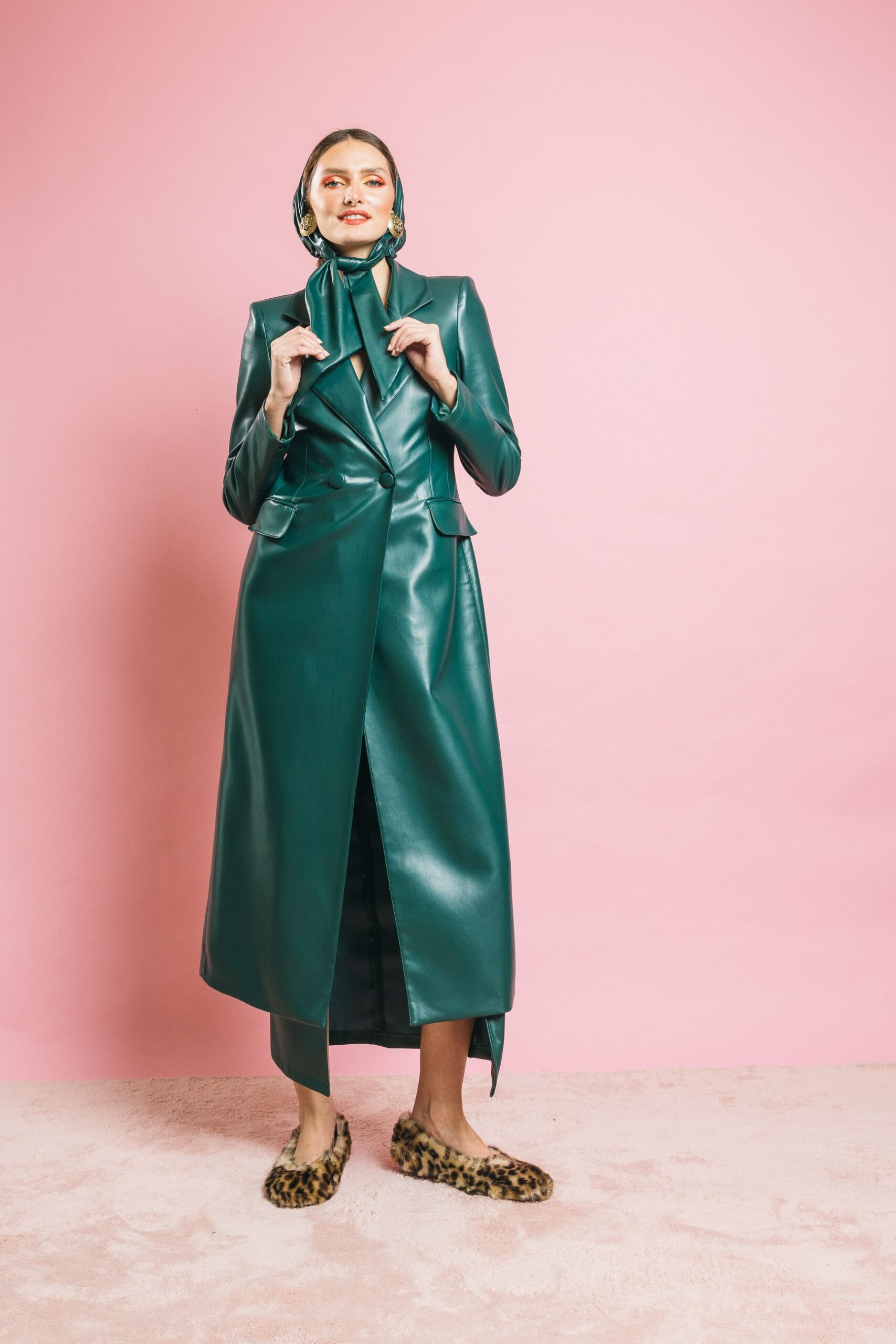 Ki2545 verde  cappotti  kostumn°1  verde british, xs