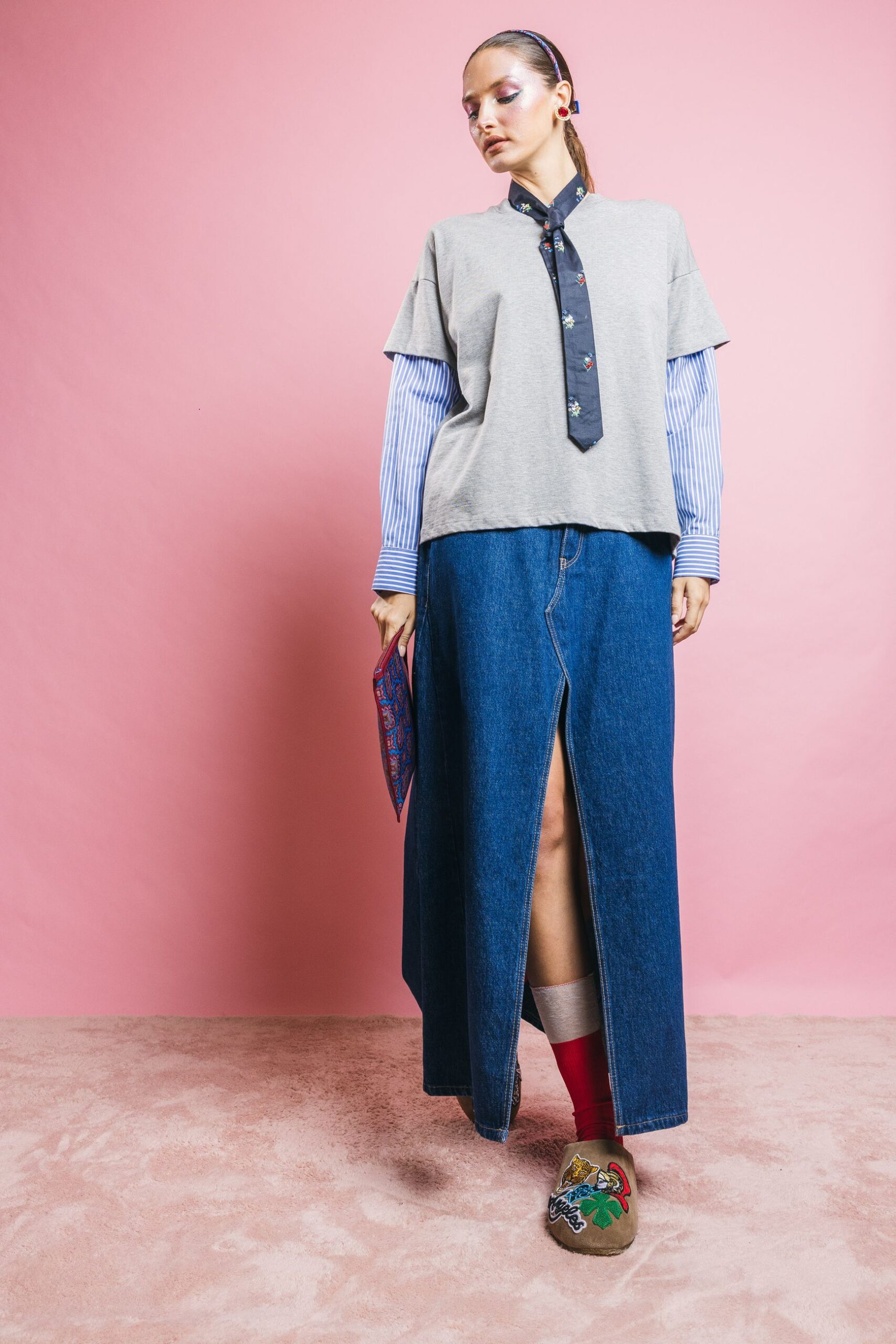 538039 blu scuro  gonne  acc ess fashion  blu scuro, l