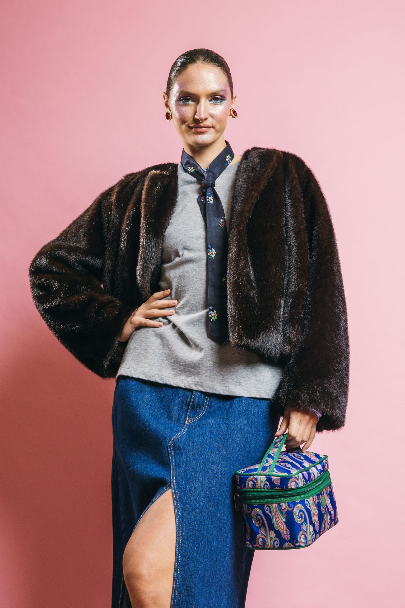 C01665/2434 verde  borse  etro  verde paisley