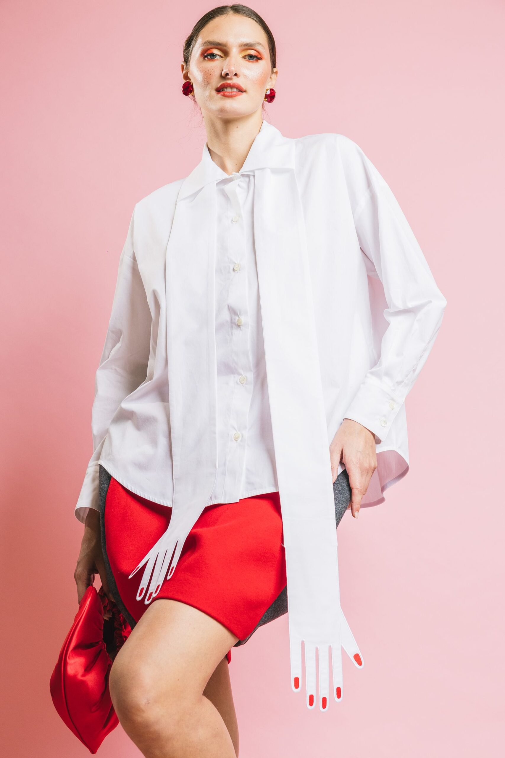 Vs2cm0121te092 optical white  camicie  vivetta  white, 46